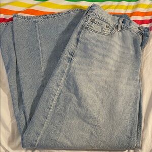 Aero Super High Rise Wide Leg Jeans